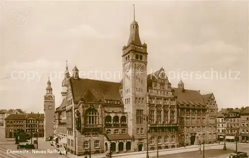 AK / Ansichtskarte Chemnitz Neues Rathaus Kat. Chemnitz