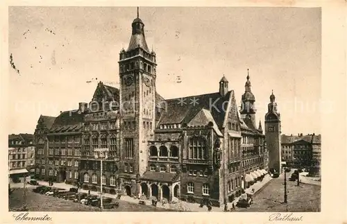 AK / Ansichtskarte Chemnitz Rathaus Kat. Chemnitz