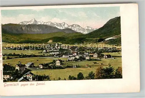 AK / Ansichtskarte Garmisch Partenkirchen Panorama Daniel Kat. Garmisch Partenkirchen