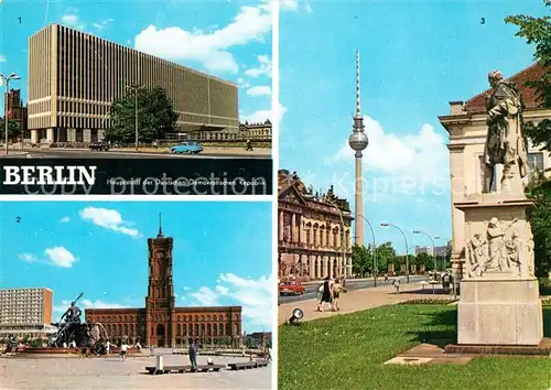 AK / Ansichtskarte Berlin Ministerium Rathaus Unter den Linden Kat. Berlin