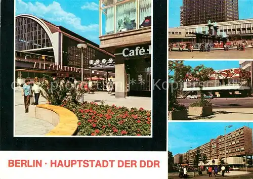 AK / Ansichtskarte Berlin S Bahnhof Alexanderplatz Pressecafe Karl Liebknecht Strasse Kat. Berlin