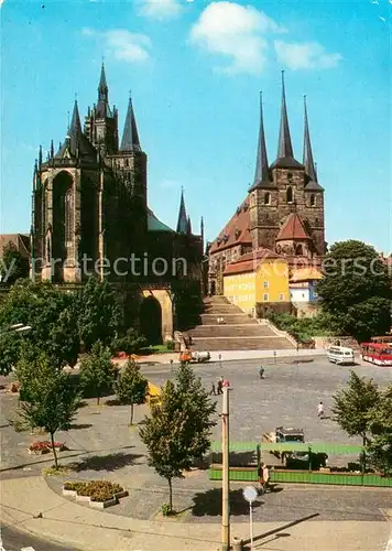 AK / Ansichtskarte Erfurt Dom und Severi Kat. Erfurt