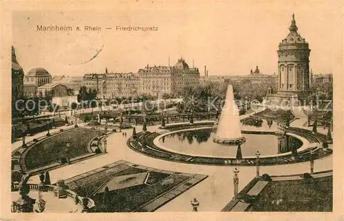 AK / Ansichtskarte Mannheim Friedrichsplatz Kat. Mannheim