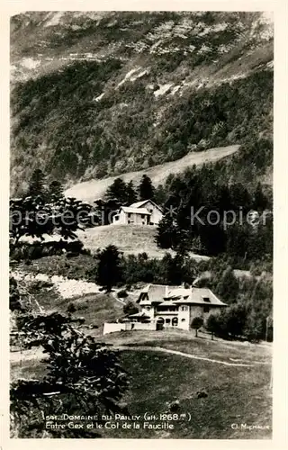 AK / Ansichtskarte Gex Entre du village et Col de la Faucille Kat. Gex