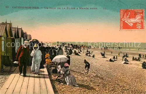 AK / Ansichtskarte Cayeux sur Mer Un coin de la plage a maree basse Kat. Cayeux sur Mer