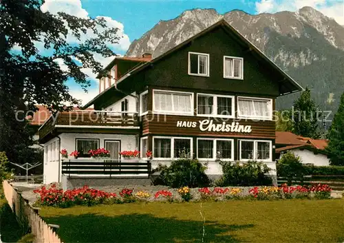 AK / Ansichtskarte Oberstdorf Gaestehaus Christina Kat. Oberstdorf