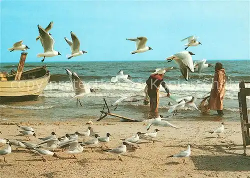 AK / Ansichtskarte Insel Usedom Kuestenfischerei