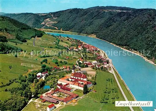 AK / Ansichtskarte Engelhartszell Donau Oberoesterreich Fliegeraufnahme Kat. Engelhartszell