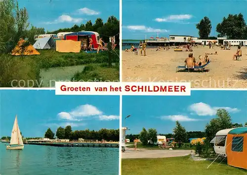 AK / Ansichtskarte Groningen Schildmeer Camping Strand Kat. Groningen