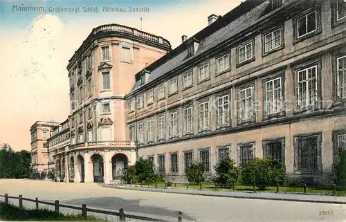 AK / Ansichtskarte Mannheim Schloss Mittelbau Suedseite Kat. Mannheim