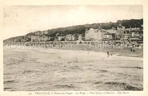 AK / Ansichtskarte Trouville sur Mer Reine des Plages  Kat. Trouville sur Mer