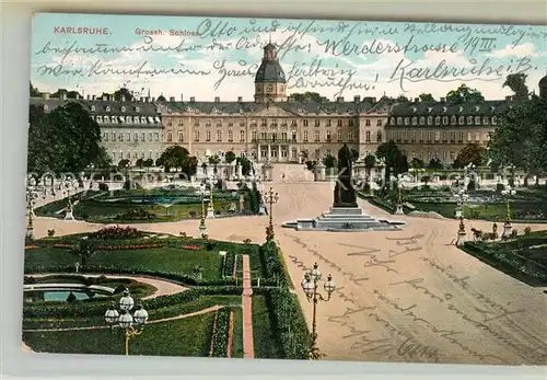 AK / Ansichtskarte Karlsruhe Baden Schloss