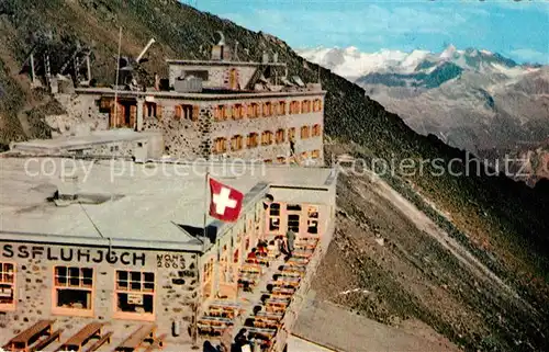 AK / Ansichtskarte Weissfluhjoch Davos Parsenn mit Eidg Institut fuer Schnee und Lawinenforschung Silvrettagruppe Kat. Weissfluhjoch