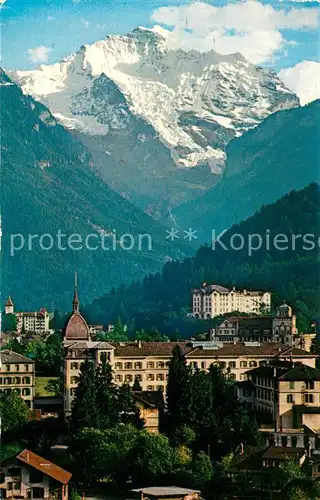 AK / Ansichtskarte Interlaken BE mit Jungfrau Kat. Interlaken