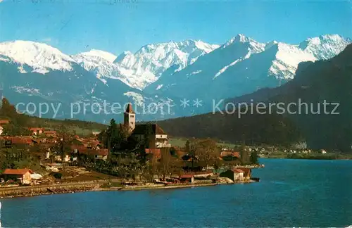 AK / Ansichtskarte Brienz Brienzersee Planplatte Sustenhorn Tierberge Maehrenhorn Benzlauistock Steinhaushorn