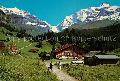 AK / Ansichtskarte Kiental Berghaus Steinenberg Buettlassen Gamchiluecke Bluemlisalpgruppe Kat. Kiental