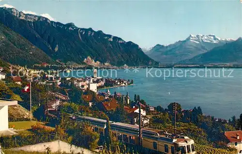 AK / Ansichtskarte Montreux VD Le Mob et les Dents du Midi Kat. Montreux