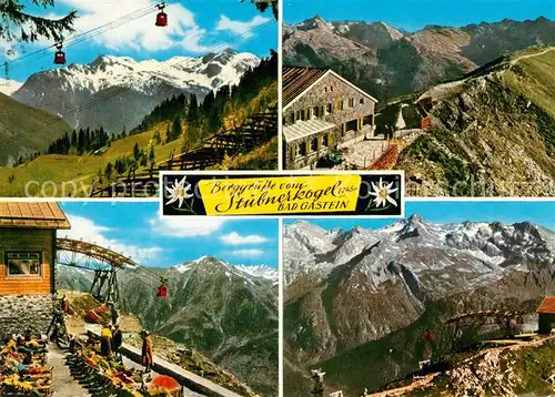 AK / Ansichtskarte Bad Gastein Berggasthof Stubnerkogel Radhausberg Sonnenterrasse Goldbergtauern Kat. Bad Gastein