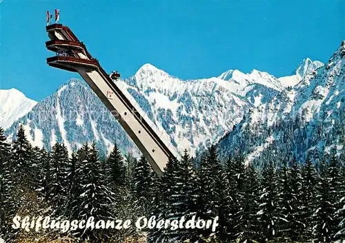 AK / Ansichtskarte Ski Flugschanze Heini Klopfer Skiflugschanze Oberstdorf Birgsautal Kat. Sport