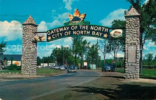 AK / Ansichtskarte North Bay Ontario The Gateway  Kat. North Bay