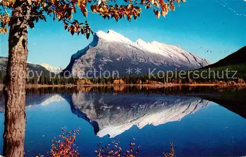 AK / Ansichtskarte Banff Canada Mount Rundle Vermillion Lake Kat. Banff