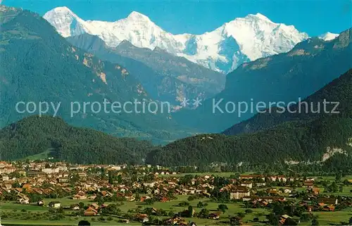 AK / Ansichtskarte Interlaken BE Unterseen Eiger Moench Jungfrau Kat. Interlaken