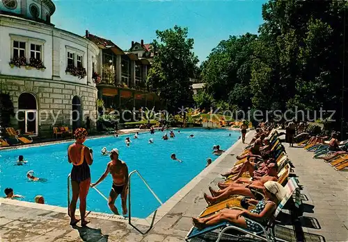 AK / Ansichtskarte Badenweiler Thermal Schwimmbad im Markgrafenbad Kat. Badenweiler