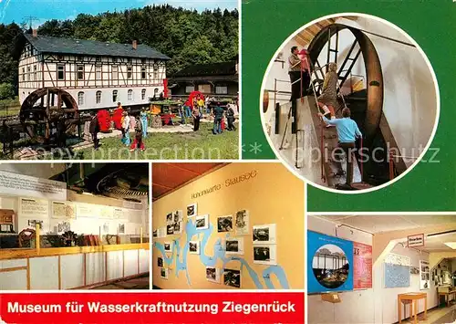 AK / Ansichtskarte Ziegenrueck Museum fuer Wasserkraftnutzung