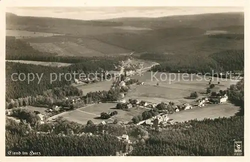 AK / Ansichtskarte Elend Harz Fliegeraufnahme Panorama Kat. Elend Harz