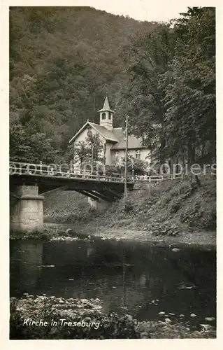 AK / Ansichtskarte Treseburg Harz Kirche Kat. Treseburg