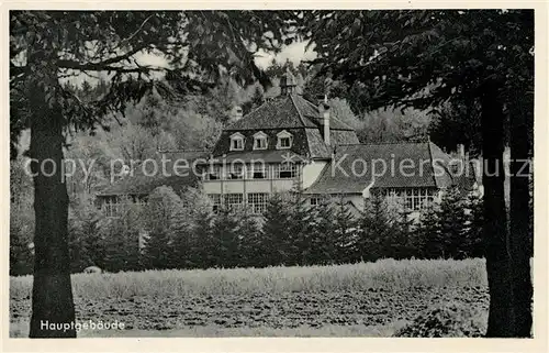 AK / Ansichtskarte Benneckenstein Harz Georg Zeidler Haus Hauptgebaeude