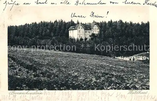 AK / Ansichtskarte Benneckenstein Harz Waldhaus