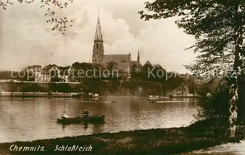 AK / Ansichtskarte Chemnitz Schlossteich Kat. Chemnitz