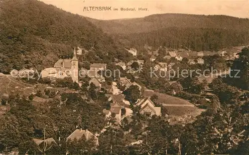 AK / Ansichtskarte Altenbrak Harz Panorama Bodetal Kat. Altenbrak