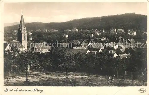 AK / Ansichtskarte Bad Suderode Panorama Kirche Kat. Bad Suderode