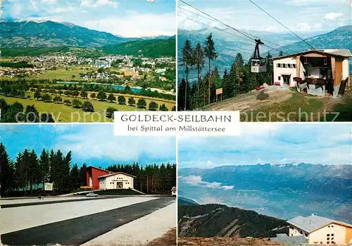 AK / Ansichtskarte Seilbahn Goldeck Spittal Millstaettersee  Kat. Bahnen