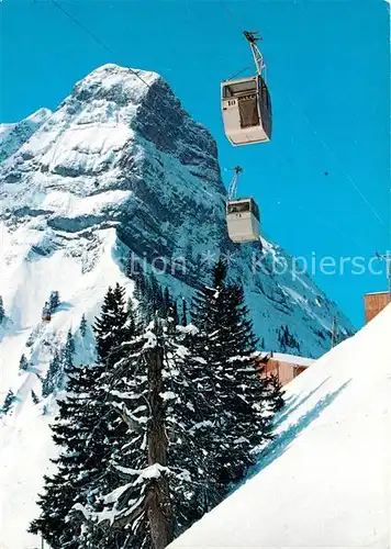 AK / Ansichtskarte Seilbahn Telecabine Moleson Gruyere  Kat. Bahnen