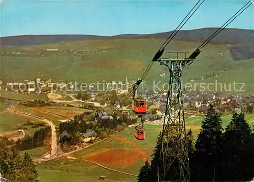 AK / Ansichtskarte Seilbahn Oberwiesenthal  Kat. Bahnen