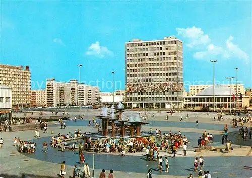 AK / Ansichtskarte Berlin Alexanderplatz mit Haus des Lehrers und Kongresshalle Kat. Berlin