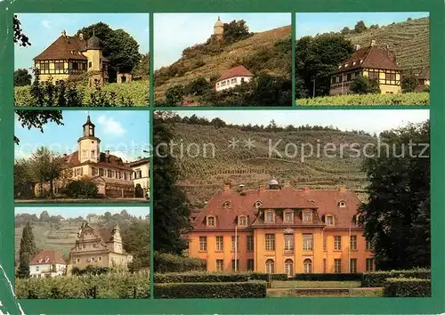 AK / Ansichtskarte Radebeul Hofloessnitz Jakobstein Schloss Wackerbarths Ruhe Turmhaus Kat. Radebeul