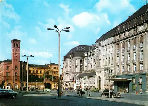 AK / Ansichtskarte Erfurt Bahnhofplatz Erfurter Hof Kat. Erfurt