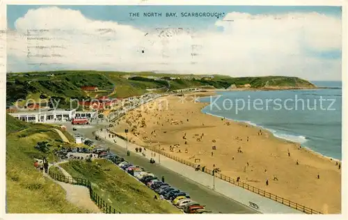 AK / Ansichtskarte Scarborough UK Panorama North Bay Beach