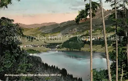 AK / Ansichtskarte Haldensee Panorama mit Einstein Kat. Oesterreich