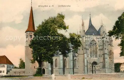 AK / Ansichtskarte Bad Wimpfen Stiftskirche Kat. Bad Wimpfen