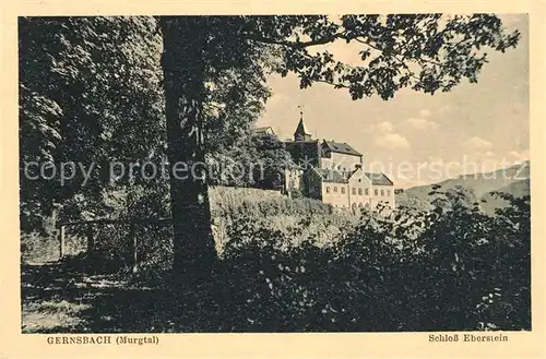 AK / Ansichtskarte Gernsbach Schloss Eberstein Kat. Gernsbach