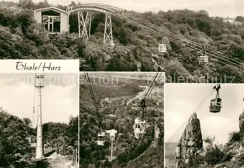 AK / Ansichtskarte Seilbahn Thale  Kat. Bahnen