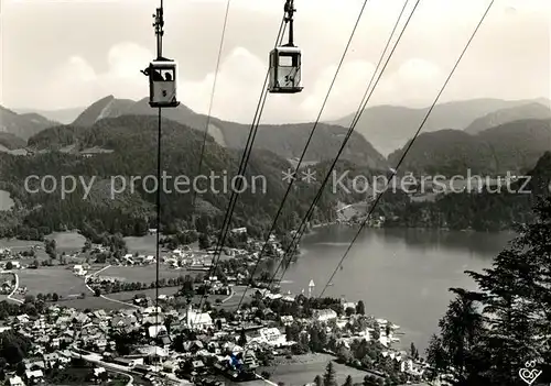 AK / Ansichtskarte Seilbahn Zwoelferhorn St. Gilgen Wolfgangsee  Kat. Bahnen