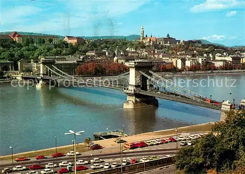 AK / Ansichtskarte Budapest Kettenbruecke Kat. Budapest