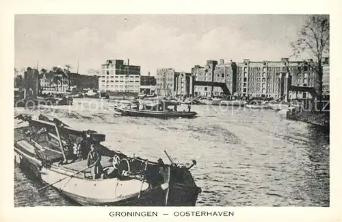 AK / Ansichtskarte Groningen Oosterhaven Repro Kat. Groningen