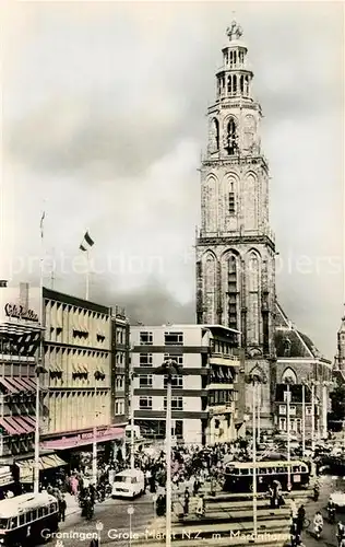 AK / Ansichtskarte Groningen Grote Markt mit Martinitoren Kat. Groningen